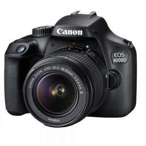 Camara Canon EOS T-100/4000D KIT 18-55