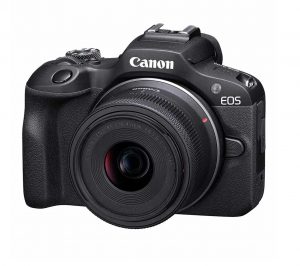 Camara Sin Espejo Canon Eos R100 Con Lente De 18-45mm